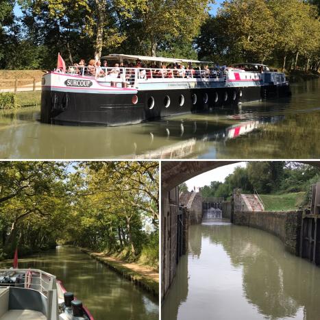 Croisière sur le Canal du Midi à bord de la péniche Surcouf