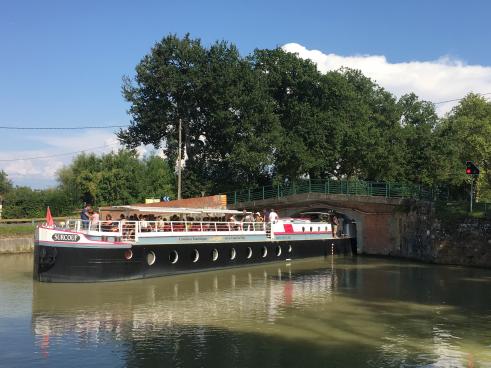 Arrivée de la croisière sur le Canal du Midi.